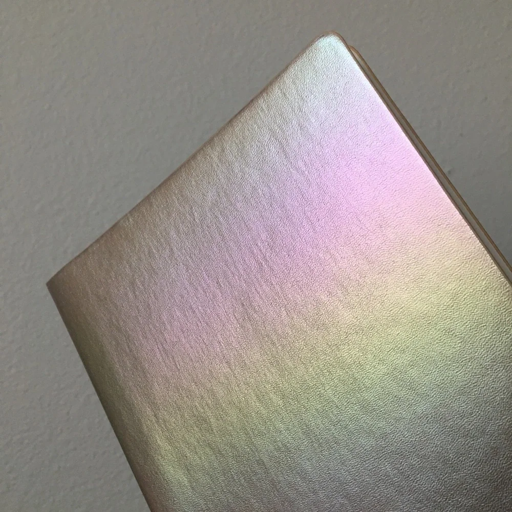 Iridescent Vegan Leather Notebook